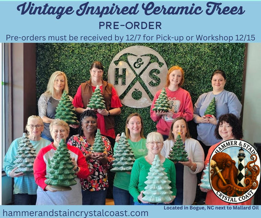11/15/25 Vintage Inspired Ceramic Trees Home Pre-Order