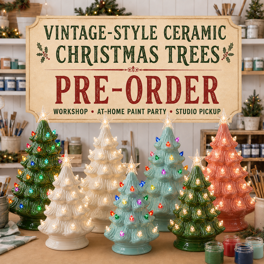 2026 Vintage-Style Ceramic Christmas Tree Pre-Order