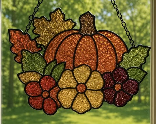 09/04/26 - Friday (2PM) Fall Resin & Crushed Glass Suncatchers