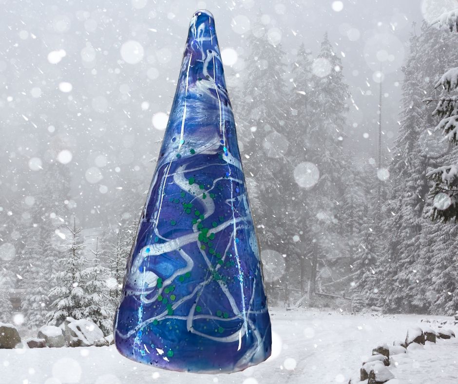 11/30/2025 - Resin Poured Christmas Trees w/ Matching Stand 2PM