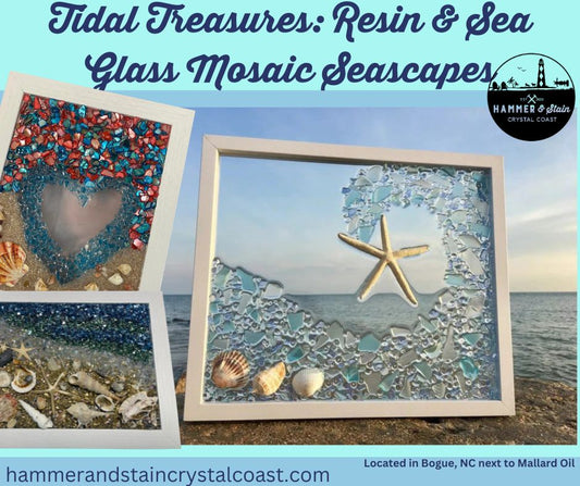 10/17/2025 - Tidal Treasures: Resin Sea Glass Mosaic Seascapes at 6PM