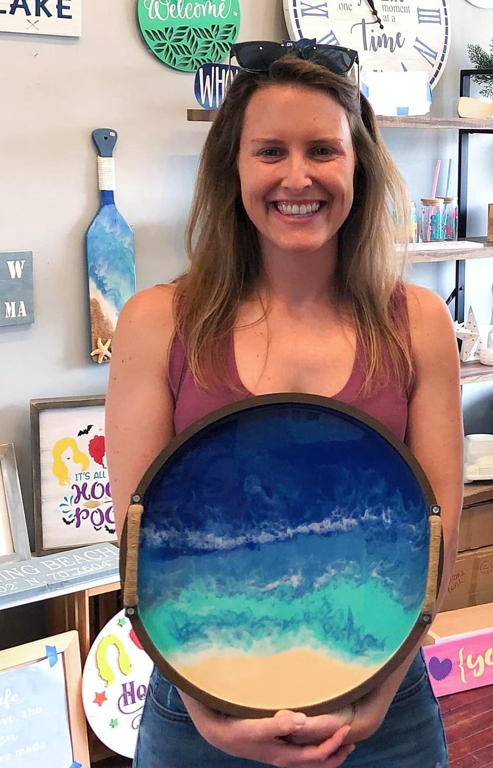 06/07/2025 Your Choice Resin Pour - Charcuterie Boards, Surf Boards & More Saturday at 6M