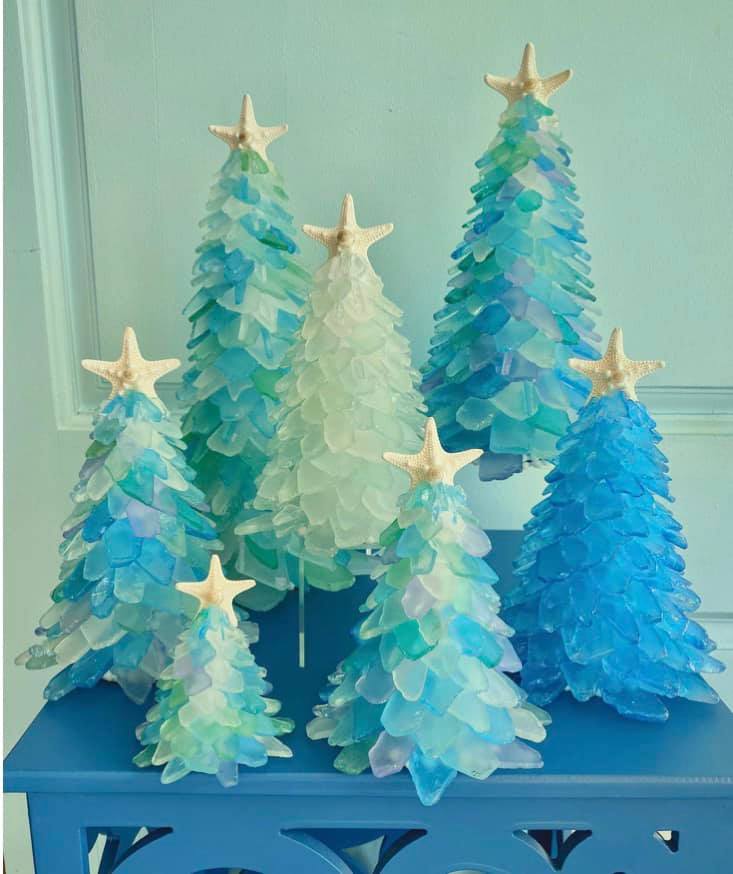 Sea Glass & Grinch Trees Home Party