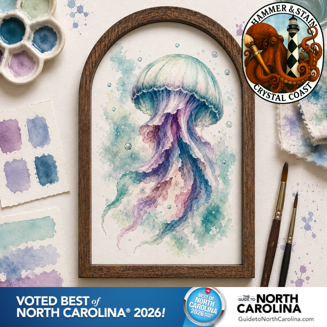 07/19/2026 (Sunday) - Your Photo: Your Watercolor - No Experience needed 2PM