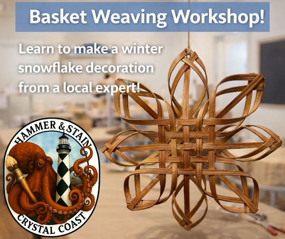 01/28/26 Wicker Wonderland Snowflake – Basket Weaving Experience - 1PM