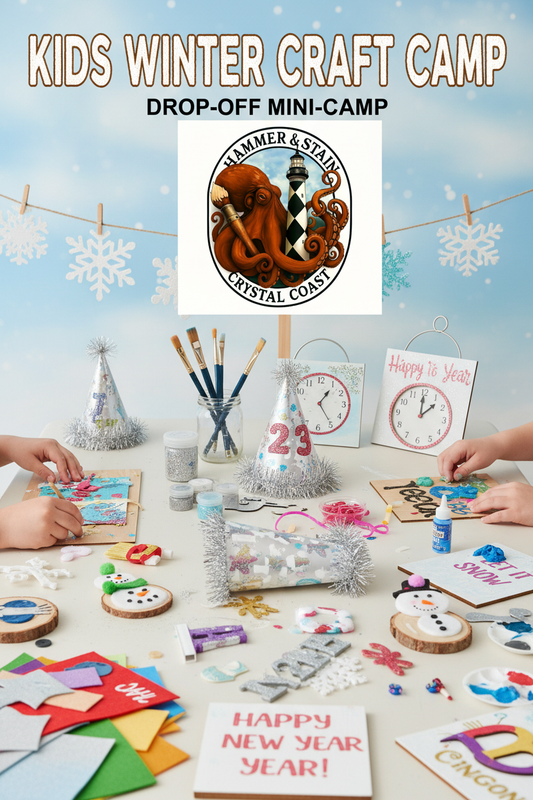 12/29 & 30/2025 Kids Drop-Off Mini-Camp (6 & Up) - Winter Arts & Crafts