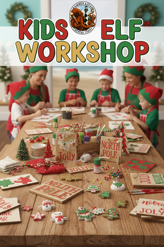 12/22 & 23/2025 Kids Drop-Off Mini-Camp (6 & Up) - Elf Workshop